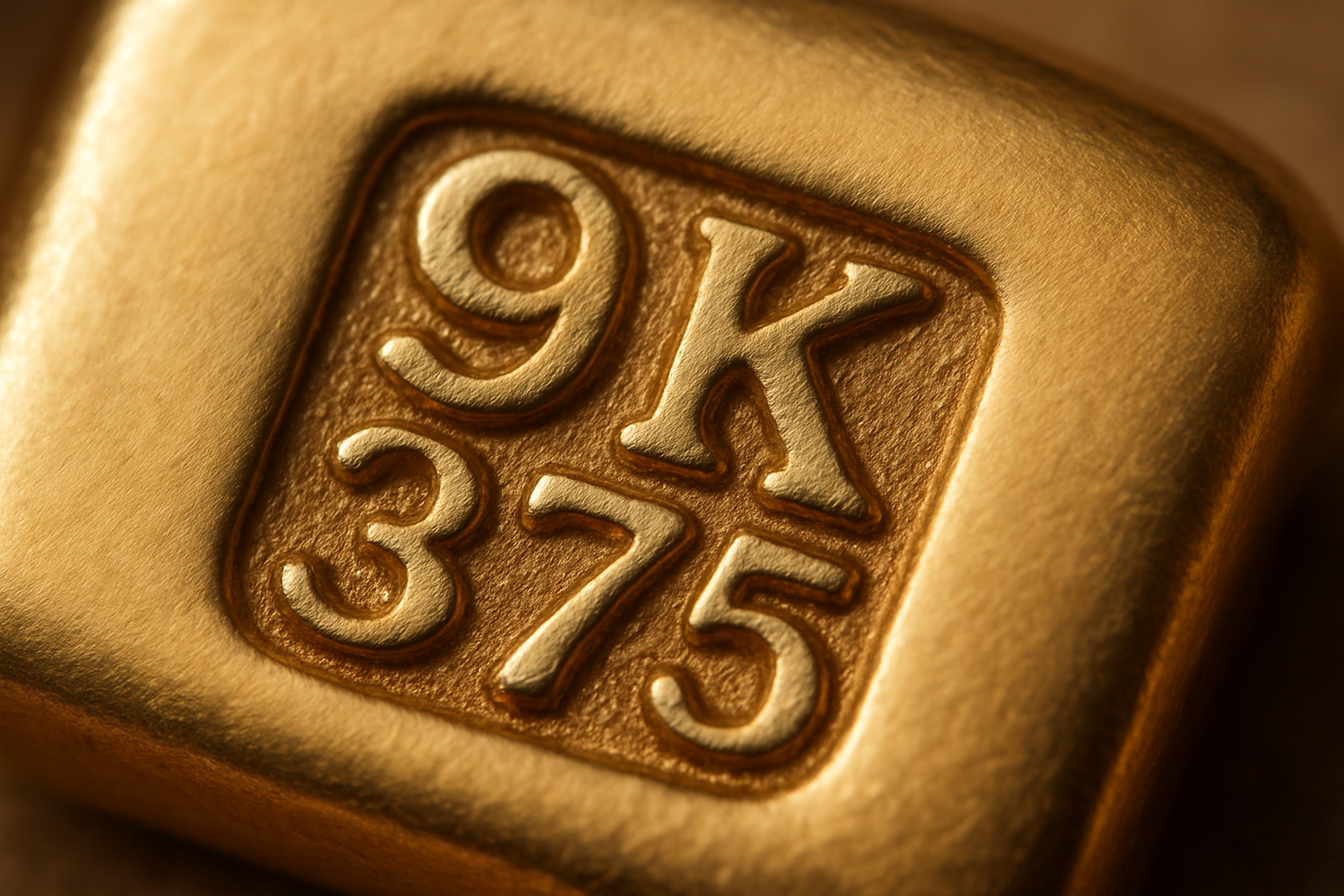 9 karat Gold stamp