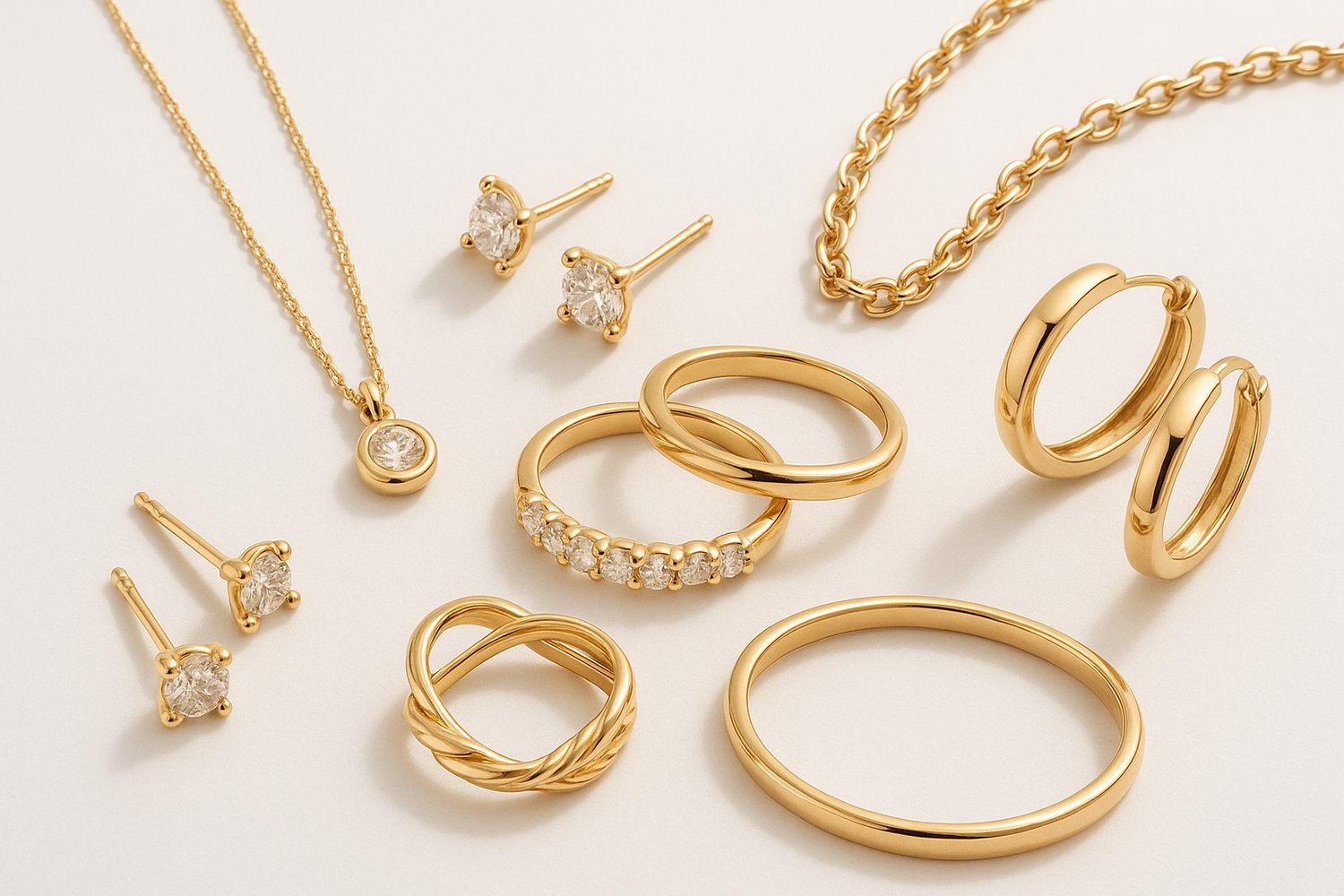 9k gold jewellery